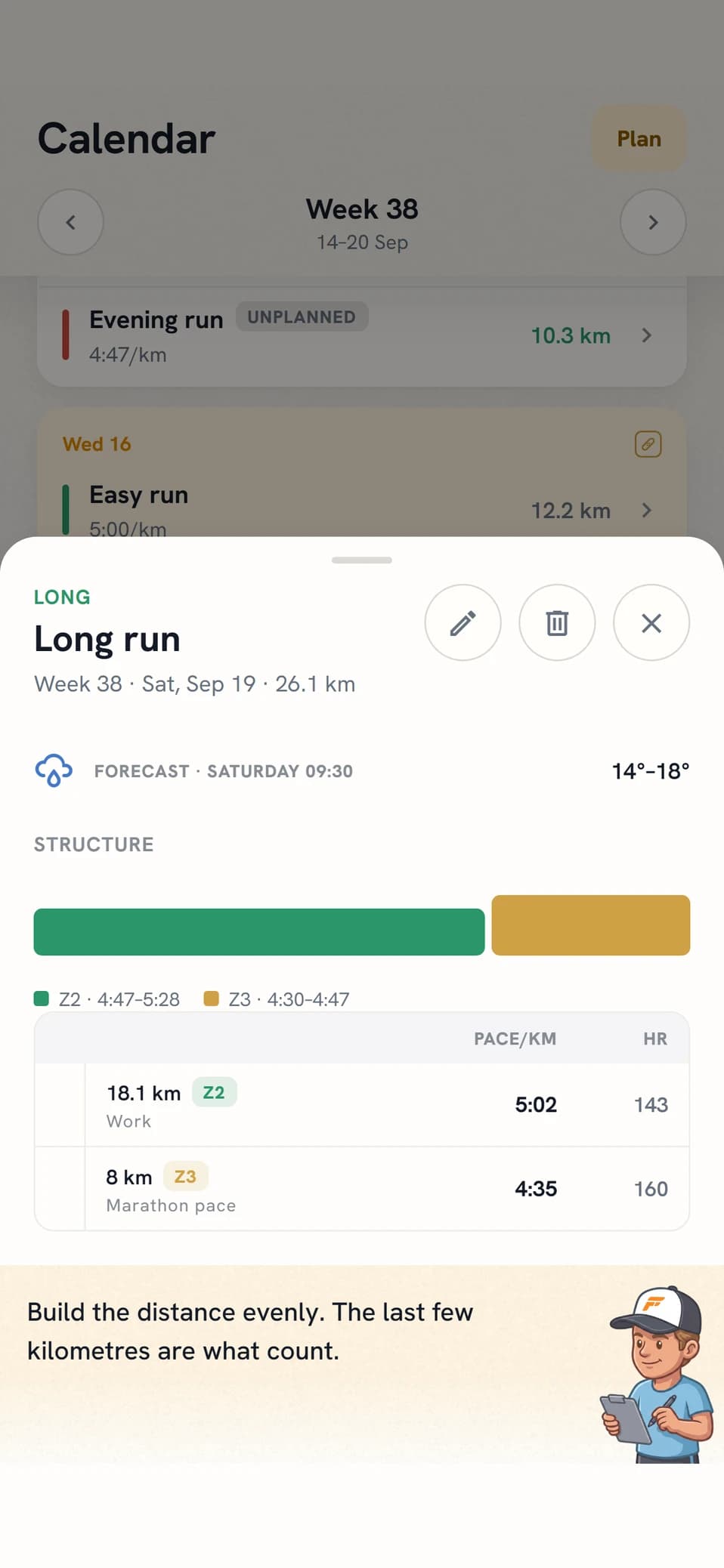 A workout you built yourself, sent to the watch via Intervals.icu