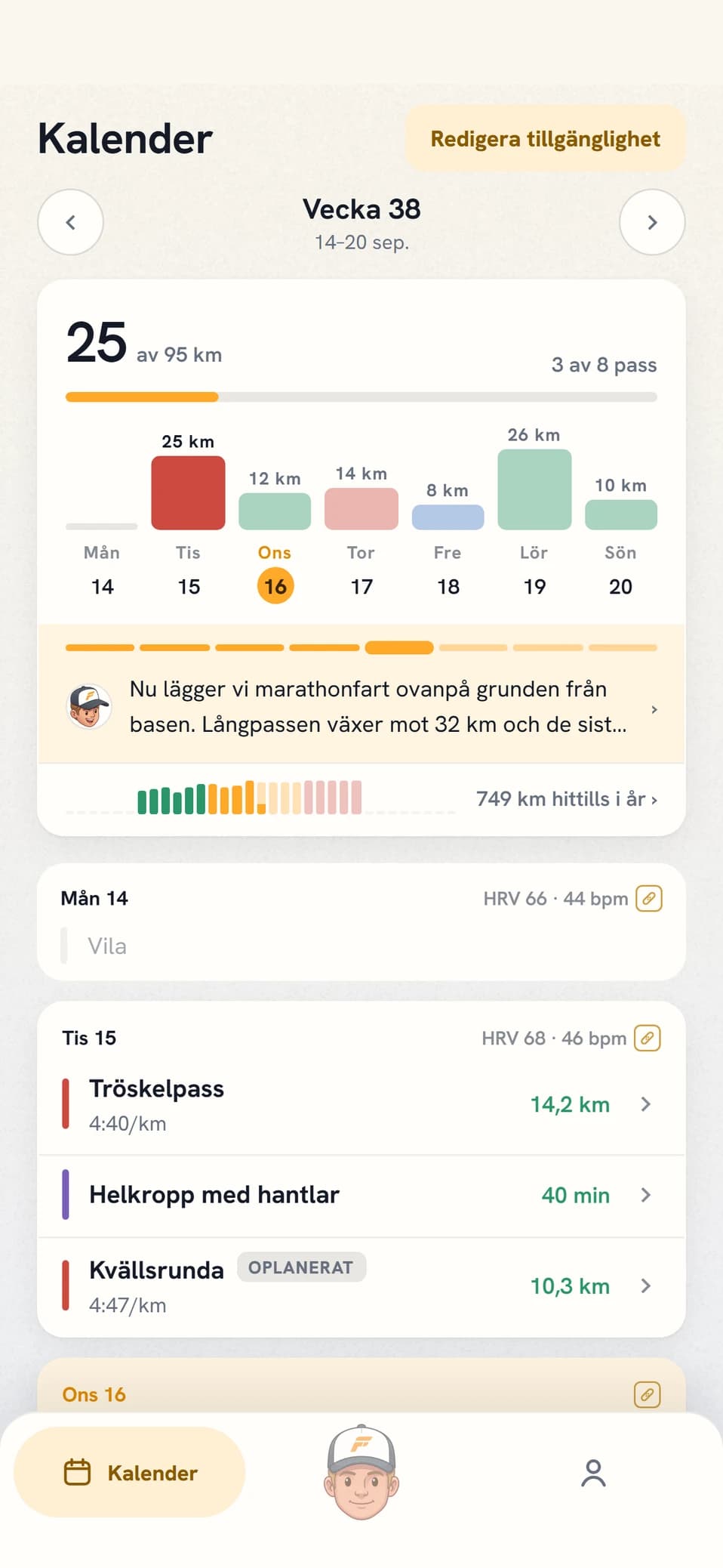 Veckan i kalendern