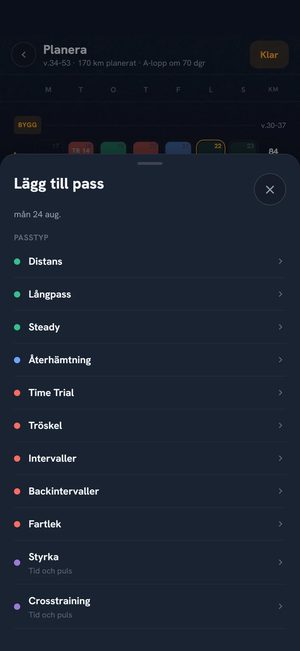 Passväljaren med passtyper, klassiker och egna pass